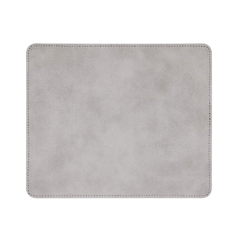 Newplenty Non-Slip Rubber Base Mousepad for Laptop Computer PC Personality Desings Gaming Mouse Pad Mat 9.45 X 7.87 inch (Leahter Mouse Pad-Gray, 9.45 X 7.87 inch) - Image 1
